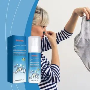 Spray desodorante Jakehoe de té verde con fórmula antibacteriana para los zapatos