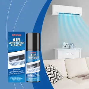 100ml Jakehoe air conditioner cleaner spray with box shown in a modern living room scene