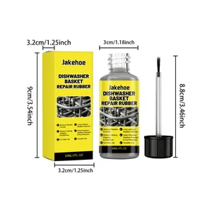Jakehoe dishwasher basket repair rubber glue for rust prevention 30ml size dimensions