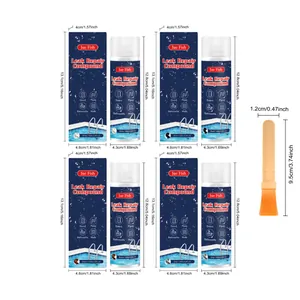 Detailed dimensions of 100ml leak repair compound with application brush tool