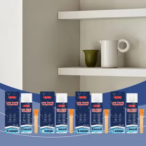 Jue Fish waterproof leak repair compound spray set in four colors with applicator brushes