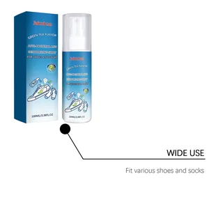 Spray desodorante de té verde de 100 ml para zapatos y calcetines de amplio uso