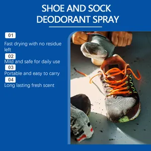 Schnelltrocknendes Schuh- und Socken-Deospray für langanhaltende Frische und Geruchsentfernung