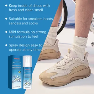 Spray desodorante para calzado con té verde para zapatillas y calcetines