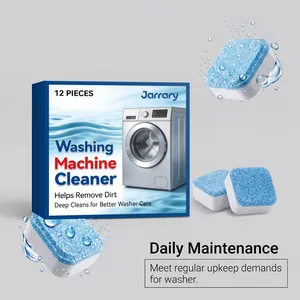 Detailed view of Jarrary washing machine cleaner tablets for deep daily maintenance