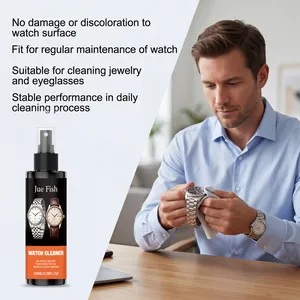 Jue Fish 100ml professional watch cleaner spray for metal band and jewelry maintenance