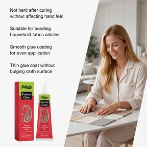 Stilruhe fabric glue for household repairs and crafts, 50ml tube with long-lasting hold