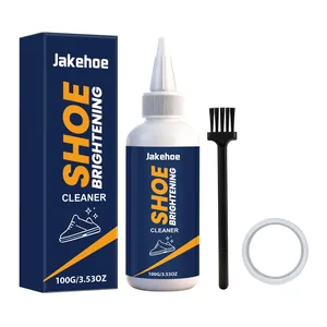 Επαγγελματικό κιτ καθαρισμού παπουτσιών Jakehoe 100g με βούρτσα για λάμψη και φροντίδα