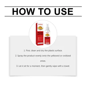 Guide d'utilisation étape par étape pour le spray de rénovation plastique Jakehoe