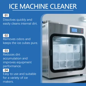 Effective ice machine cleaner tablets to remove odors and dissolve internal dirt quickly.