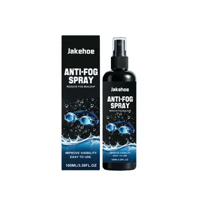 Professional Jakehoe 100ml anti-fog spray for eyewear and goggles with packaging box