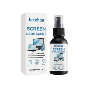 JAKEHOE professional screen care agent 50ml cleaner spray for laptop monitor and phone