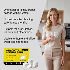 Tablettes de détartrage à l'oxygène pour nettoyer bouilloires, services à thé et tasses