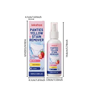 Specifiche dimensionali per il detergente smacchiante JAKEHOE da 100ml per macchie gialle