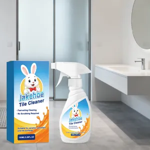 Detailansicht von Jakehoe 100ml Fliesenreiniger Spray und Set in modernem Badezimmer