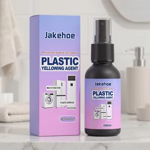 JAKEHOE 50ml Παράγοντας Αφαίρεσης Κιτρινίσματος Πλαστικών Καθαριστικό Σπρέι Πολλαπλών Χρήσεων για Οικιακές Συσκευές Ψυγείο Πλυντήριο Καθαρισμός