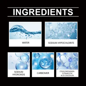Detalle que muestra los ingredientes del gel quitamanchas de limpieza profunda para el hogar