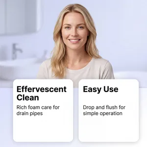 Professional bathroom drain cleaning effervescent tablets for effective pipe maintenance