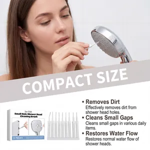 Detailed usage of Jue Fish small hole cleaning brush for shower heads and small gaps