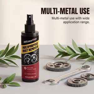 100ml multipurpose rust remover spray for metal tools like gears and wrenches