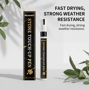 HozoneX waterproof stone touch-up pen for durable outdoor marker restoration details