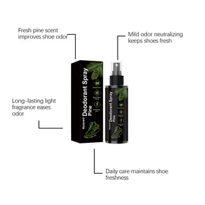 HozoneX professionelles Schuh-Deospray mit Kiefernduft, 100 ml, langanhaltende Geruchsbeseitigung
