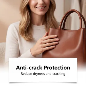 High-quality anti-crack protection leather care soap for brown leather bags and shoes