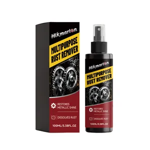 Hikmarion 100ml multipurpose rust remover spray restores metallic shine and dissolves rust.