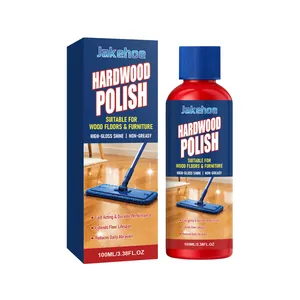 Pulidor de suelos de madera Jakehoe para brillo intenso y reparación, botella 100ml con caja