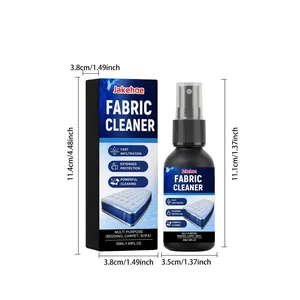 Dimensions détaillées du flacon pulvérisateur et de la boîte de JAKEHOE Fabric Cleaner