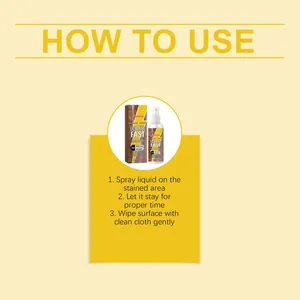 Step-by-step instructions for using JAKEHOE lightning fast leather stain extractor.