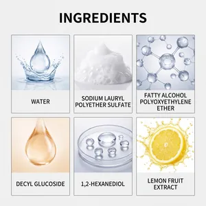 Detailed breakdown of safe ingredients for multipurpose lemon scented foam cleaner