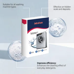 Polvere detergente professionale per cestello lavatrice per rimozione del calcare