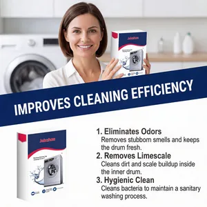 Efficace polvere pulente JAKEHOE per lavatrice per rimuovere odori e calcare.