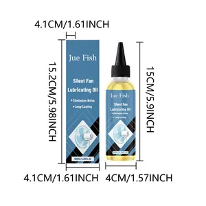 Guide des dimensions détaillé pour l'huile lubrifiante silencieuse Jue Fish de 100 ml