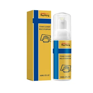 RayHong 60ml multi-purpose foam cleaner with packaging for deep surface cleaning.