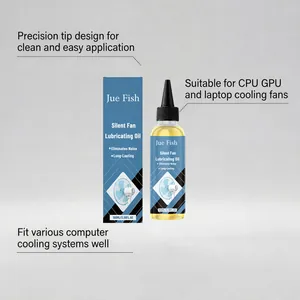 Huile lubrifiante pour ventilateur avec embout de précision pour CPU et GPU
