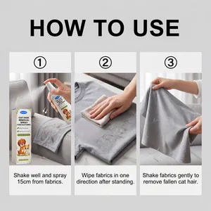 Guida passo-passo all'uso dello spray per la rimozione dei peli di gatto dai tessuti