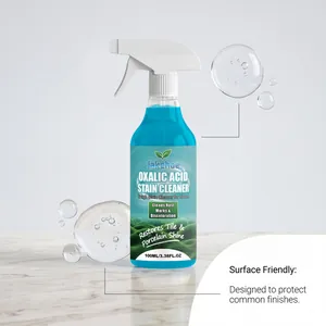 Detailed view of Oxalic Acid Stain Cleaner highlighting surface-safe formula.