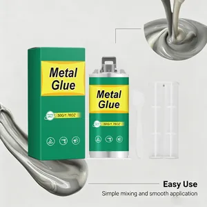 Kit colla per metalli ad alta temperatura con spatola per incollaggio impermeabile.