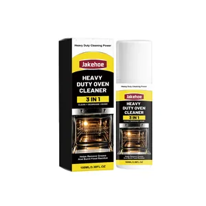 JAKEHOE Limpiador de horno potente de 100 ml con fórmula 3 en 1 para desengrasar y brillar