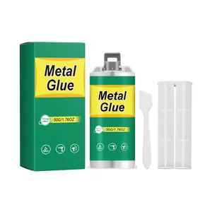 Kit colla per metalli da 50g resistente al calore e all'acqua con scatola