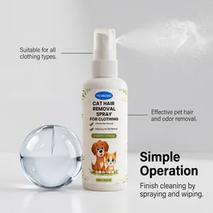 Spray efficace 100ml YEGBONG per rimozione peli animali con formula deodorante vestiti