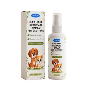 Spray professionale YEGBONG per rimozione peli di gatto dai vestiti, flacone da 100 ml
