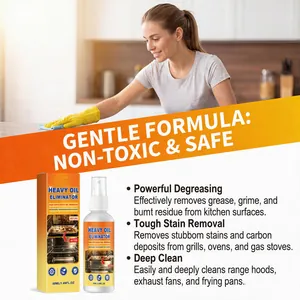 Effective heavy oil eliminator spray for powerful kitchen degreasing and cleaning