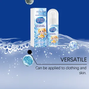 JAYSUING cooling spray bottle with 50ml capacity for versatile application on skin and clothes