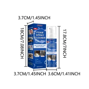 Detailed size and dimension guide for JAKEHOE multi-purpose foam cleaner spray bottle