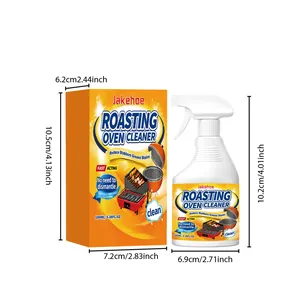 Jakehoe 100ml roasting oven cleaner spray with precise bottle and box dimension markings