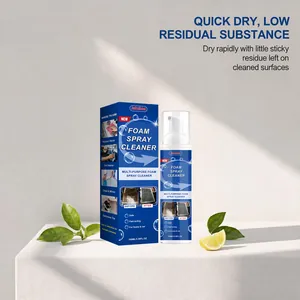 Detailed view of Jakehoe foam spray cleaner with quick dry and low residue formula.