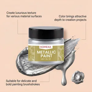 Detail der silbernen Metallic-Farbe für Heimwerker-Renovierungsprojekte